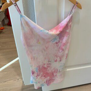 Resa Cowl Neck Tie Dye Tank from REVOLVE